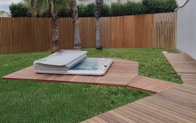 Passerelle de terrasse en bois